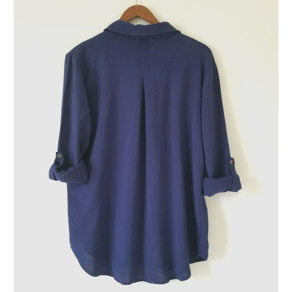 Grand & Greene button-down Blue shirt - Size L - Picture 3 of 5